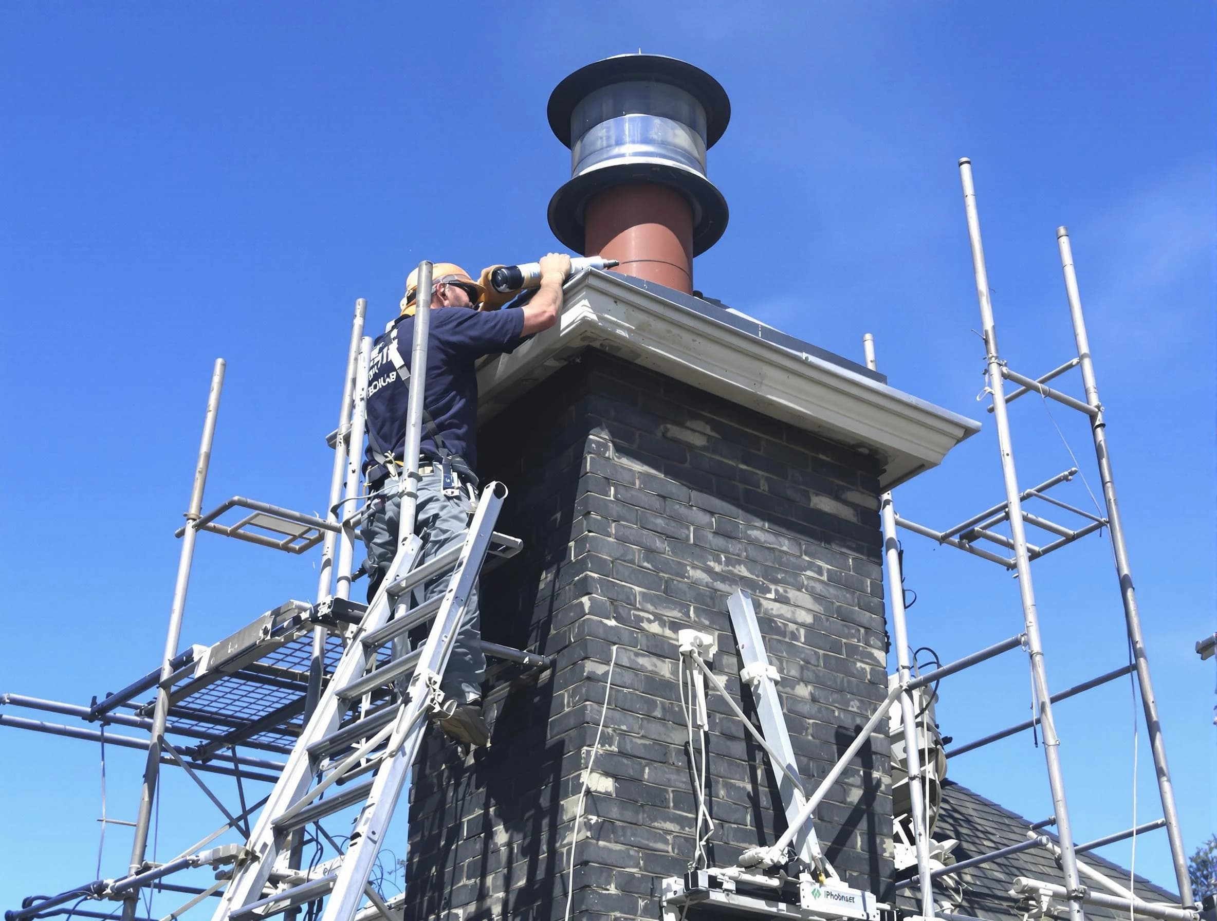Sturdy chimney crown finished by Paterson Chimney Sweep in Paterson, NJ