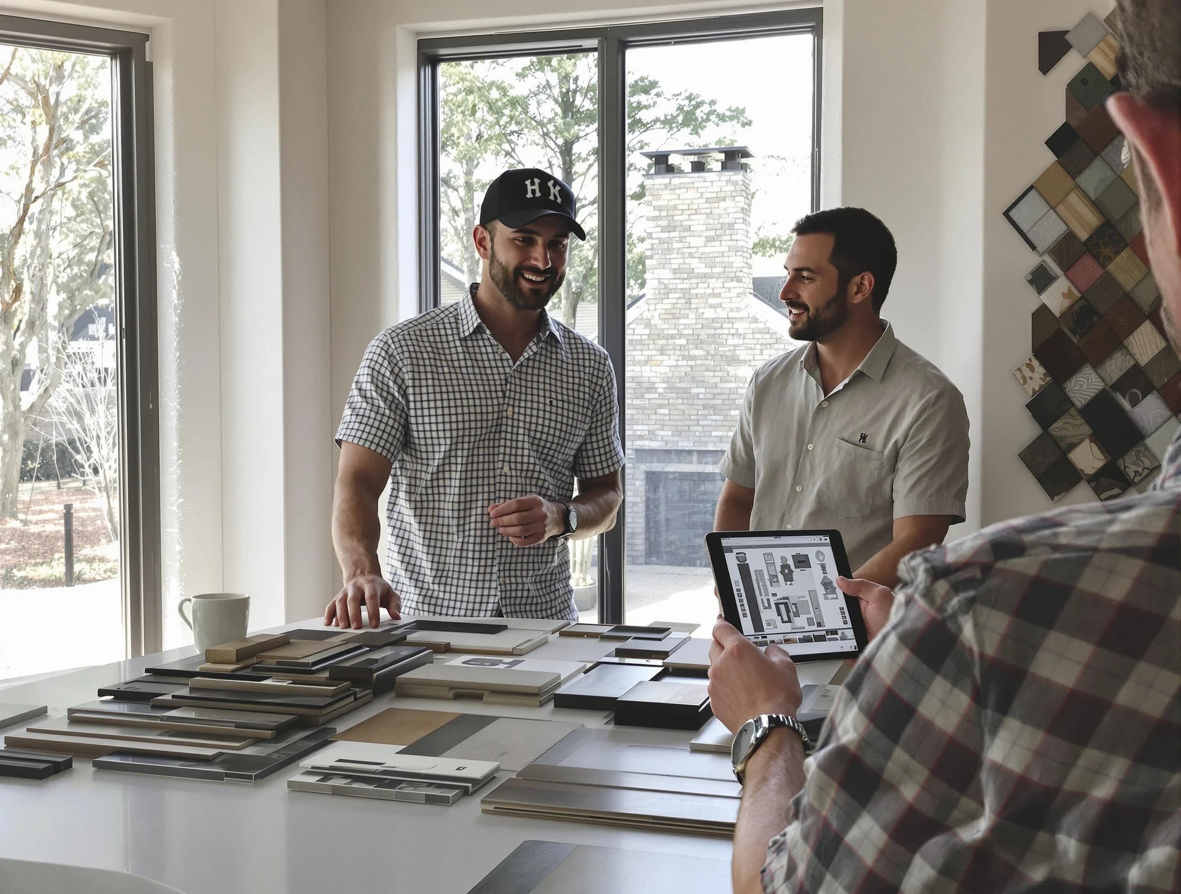 Paterson Chimney Sweep remodeling a chimney and fireplace in Paterson, NJ