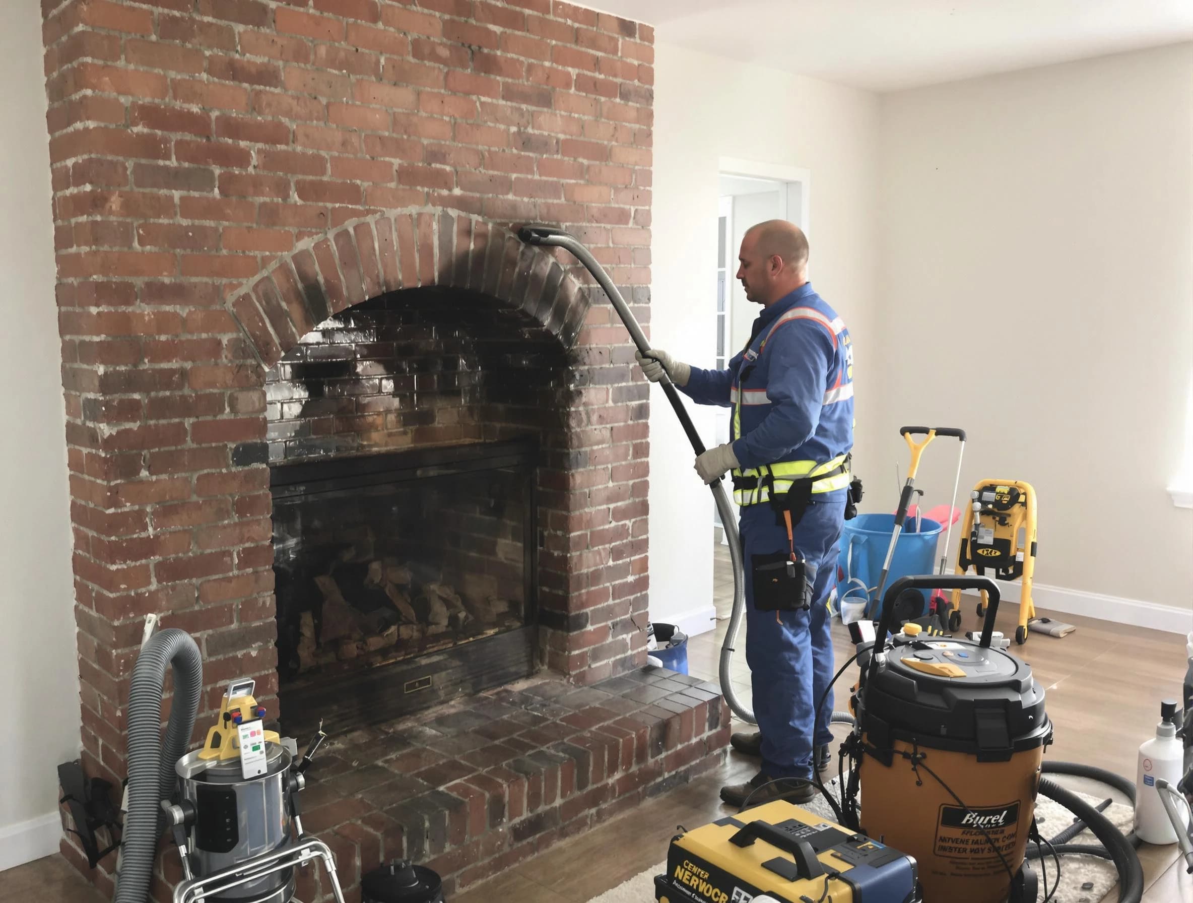 Paterson Chimney Sweep expert performing detailed chimney sweep in Paterson, NJ