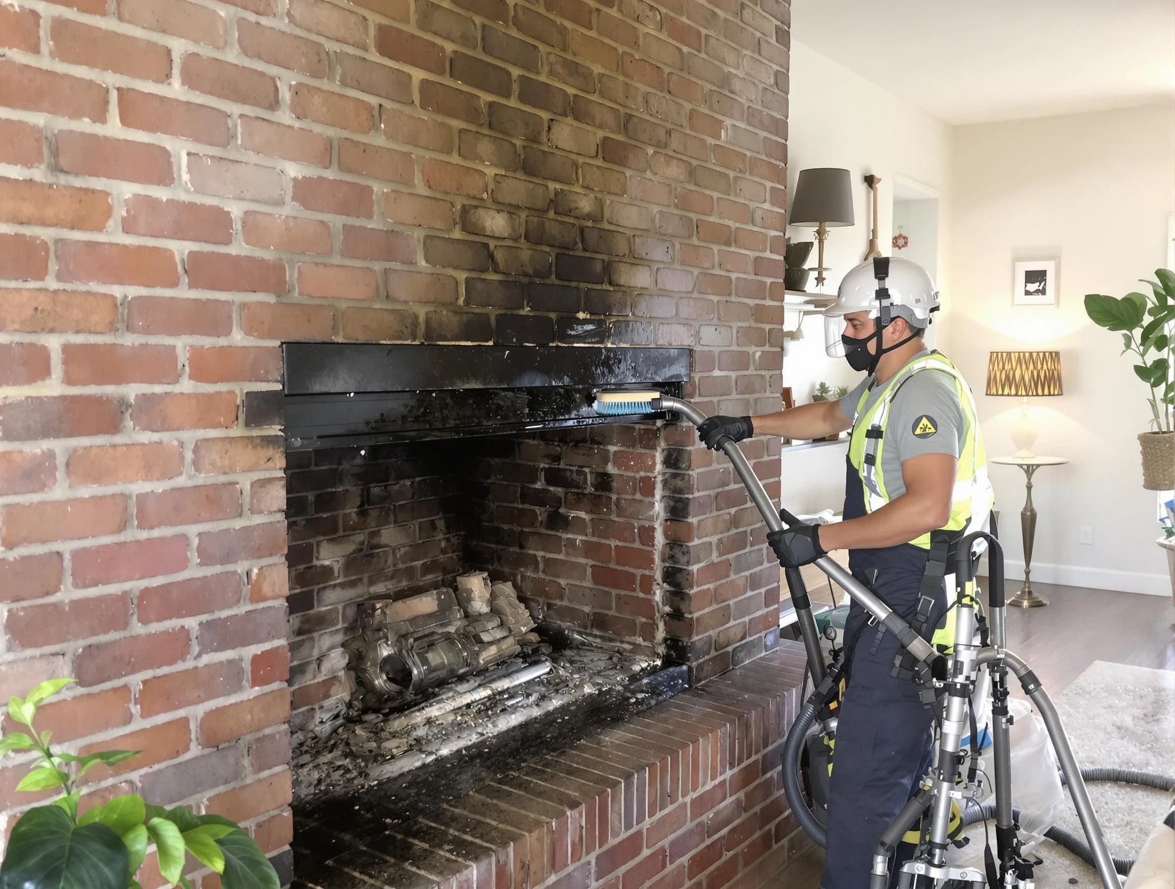 Paterson Chimney Sweep providing fireplace cleaning services in Paterson, NJ